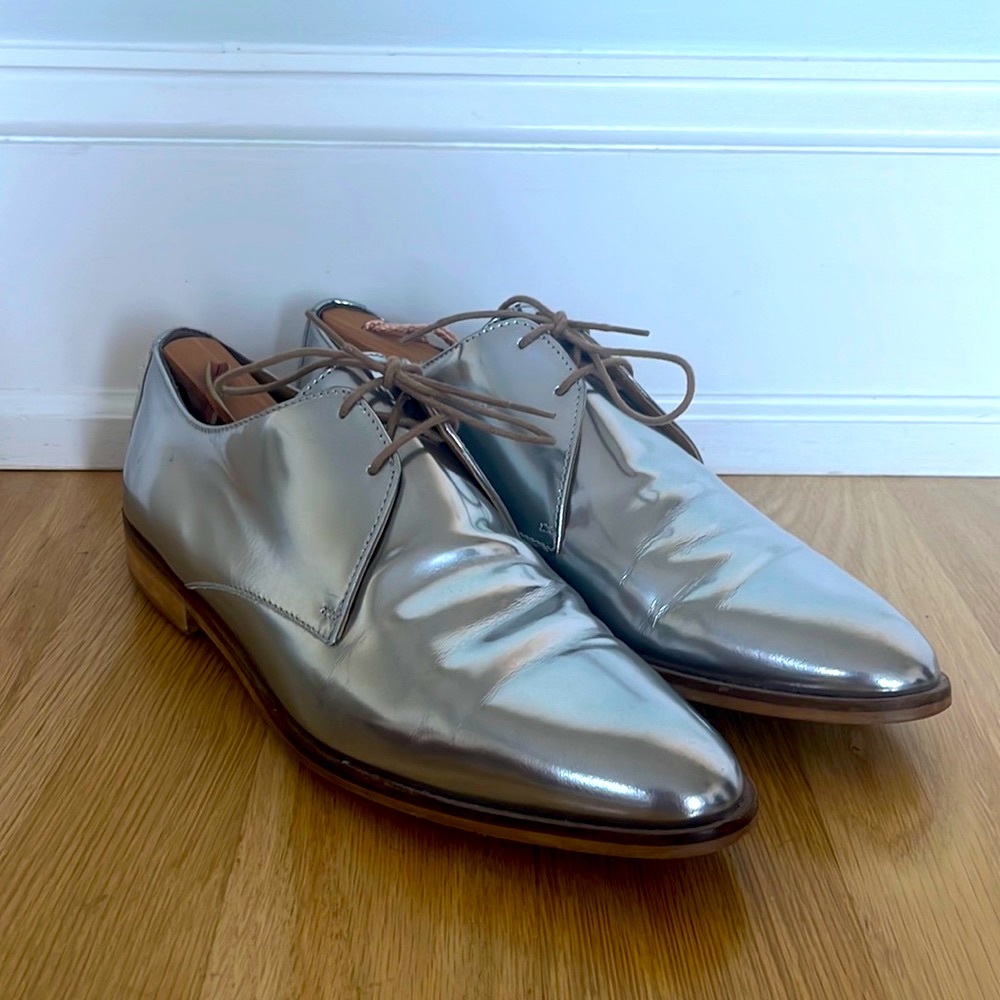 Everlane Modern Oxford in Silver